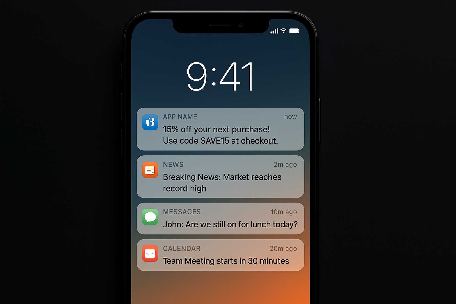push notifications on the phone push notifications on the phone