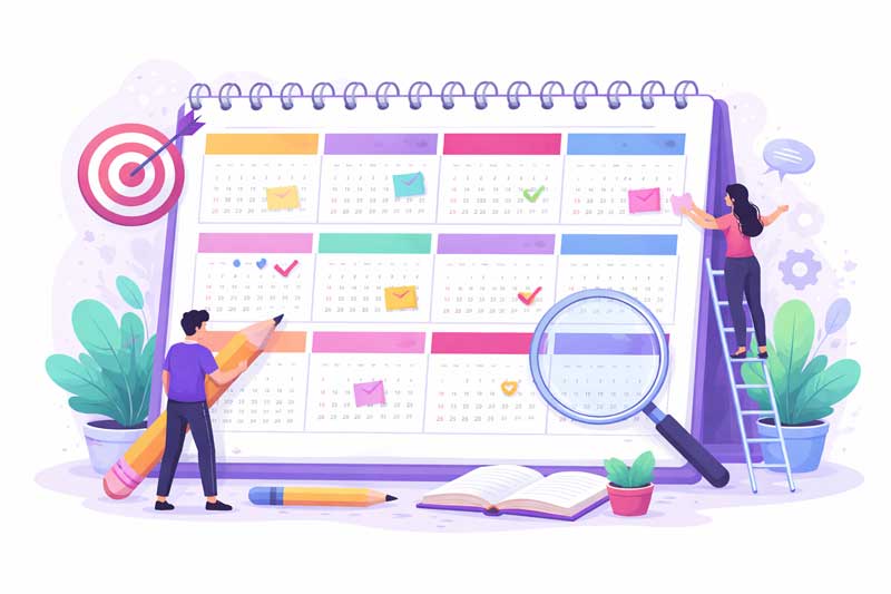 Seasonal campaign calendar