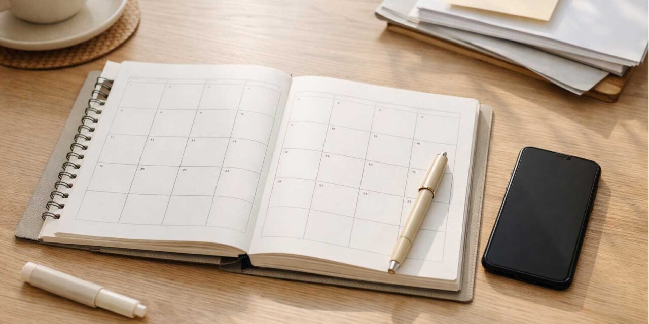 Seasonal campaigns: Annual campaign calendar by month