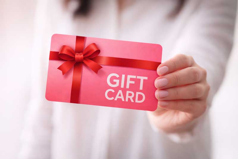 Impact of gift cards on customer behavior